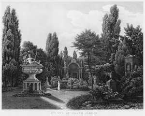 First View of the Great Garden, Musee des Monuments Francais, Paris, illustration from 